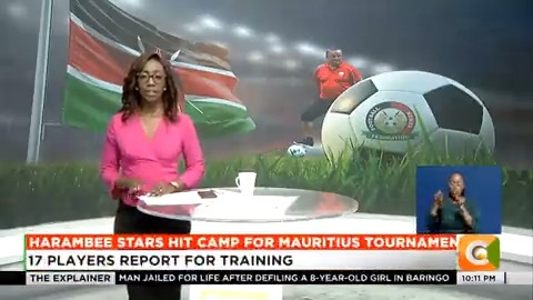 Harambee Stars in camp 