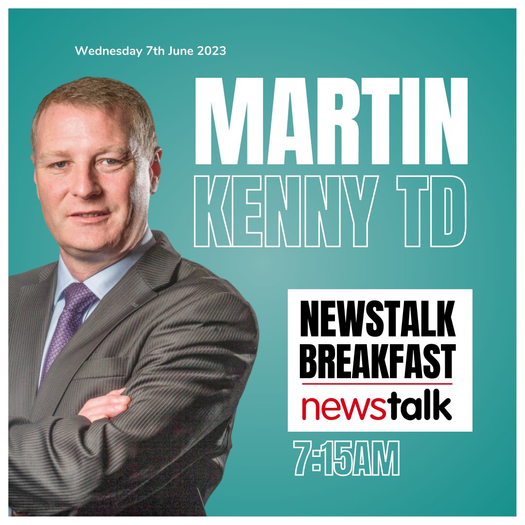 sinnfeinireland's tweet image. 📻 Sinn Féin spokesperson on Transport @Martin_Kenny will be live on @NTBreakfast today, from 7:15am.

Listen here: newstalk.com #BKNT