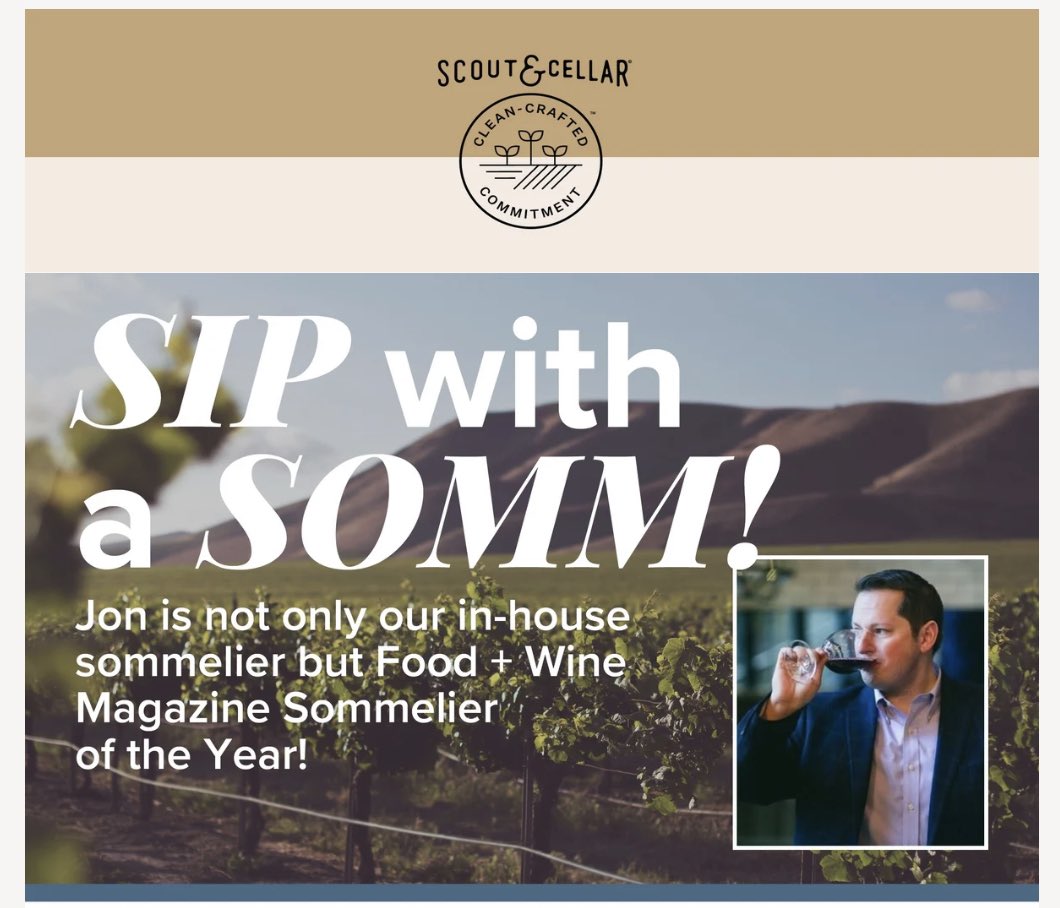 Check out Jon’s Top Four Summer Wine Picks! 

🌞2022 Ligado Sauvignon Blanc
🌞2020 Soleil. Vent. Ame. Viognier, half bottle 
🌞2020 Gallivant Rose’ (my personal favorite)
🌞2021 Tango Tango Syrah
#scoutandcellar #cleancraftedcommitment #liveconsiously 
#summerwines