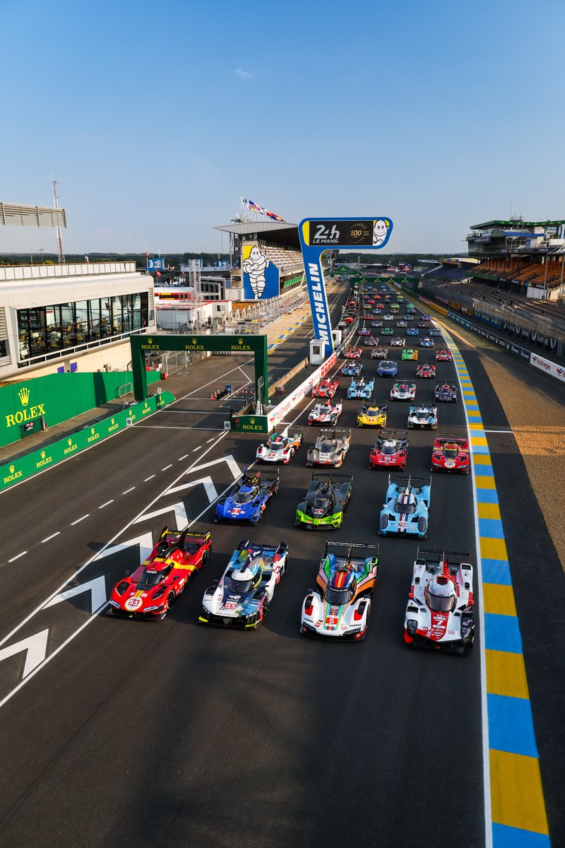 Here they are ! 
The 62 cars that will make the legend. 
#LeMansCentenary @FIAWEC