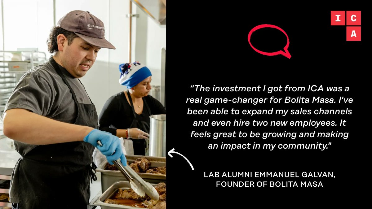 In 2022, ICA deployed $375k to early-stage businesses from the ICA Seed Fund in 2022. 100% of every dollar went to businesses run by women or people of color. Apply to our accelerator programs today: buff.ly/3caN7Qp