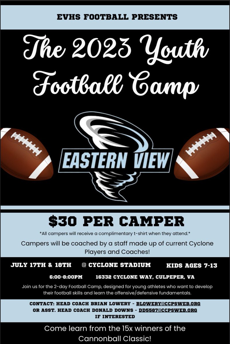 EVHS Football tweet media