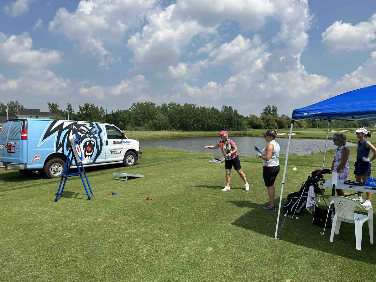 The Murray Chevrolet and Murray Chrysler Dodge Jeep Ram Community Cruiser is out at the Make a Wish Golf Tournament today!