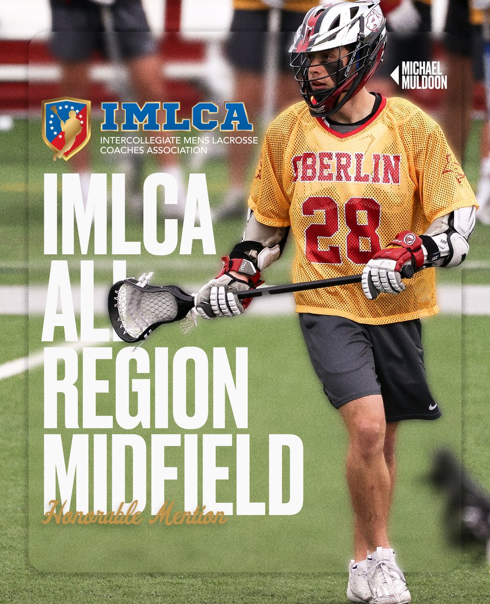 Oberlin Athletics (@yeo_athletics) on Twitter photo Can you believe it? It's June, and Michael Muldoon is ๐๐๐๐๐ collecting honors ๐
๐ฐ goyeo.com/news/2023/6/6/โฆ
<a href="/yeo_mlax/">Oberlin Men's Lacrosse</a> // #GoYeo Can you believe it? It's June, and Michael Muldoon is ๐๐๐๐๐ collecting honors ๐
๐ฐ goyeo.com/news/2023/6/6/โฆ
<a href="/yeo_mlax/">Oberlin Men's Lacrosse</a> // #GoYeo