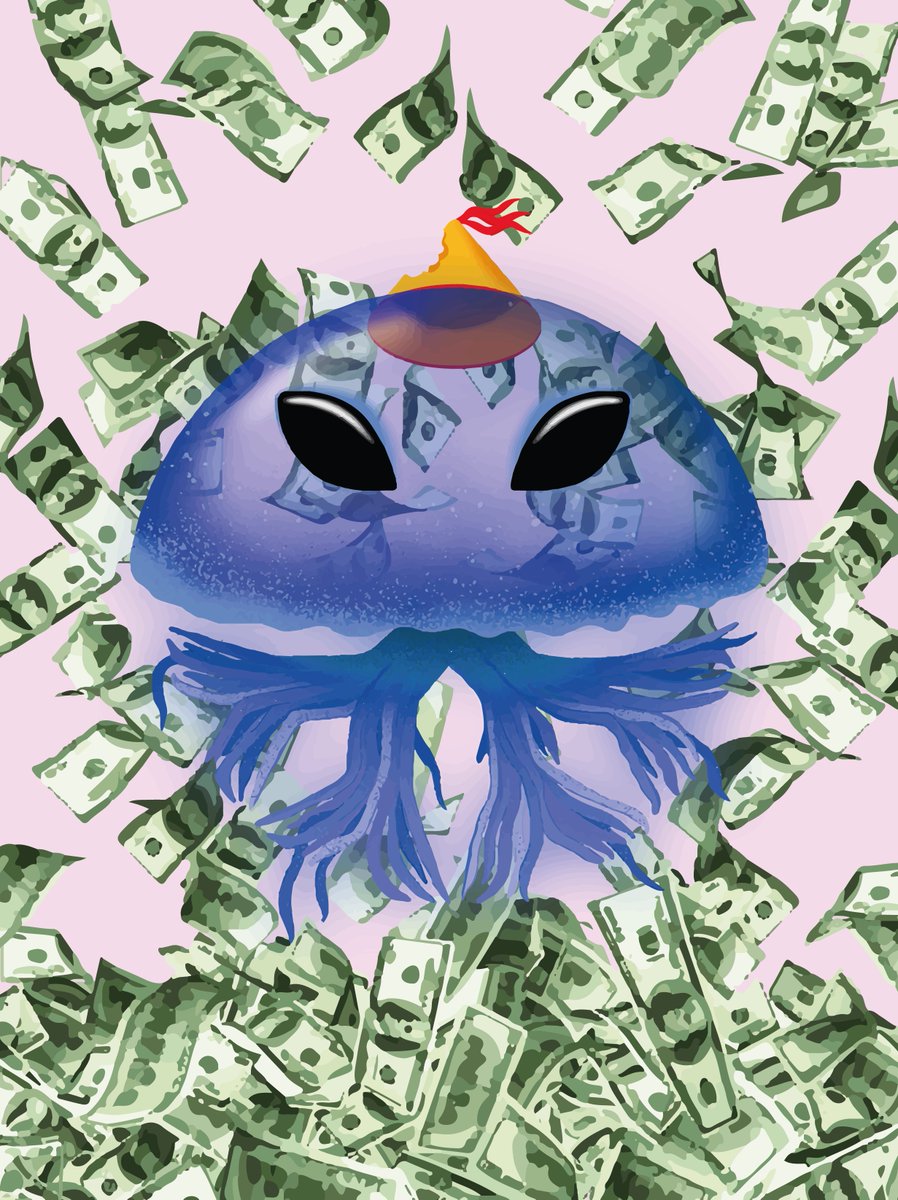 Cashflow Jelly #77 just sold for 175 $DFI on <a href="/dSEA_DFI/">dSEA</a>

Thanks for the purchase 💓 

Enjoy your Jelly and the weekly $DFI cashflow 🤑