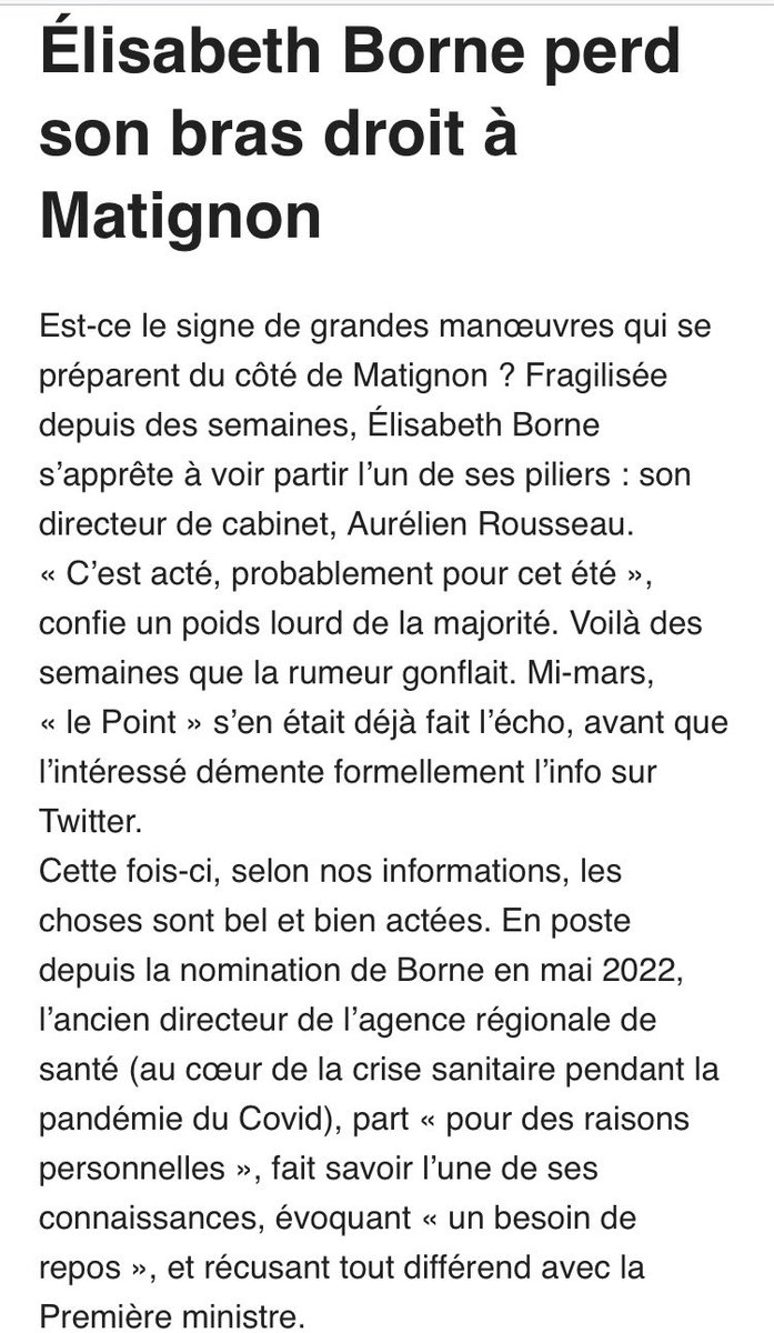 GMTine's tweet image. Enfin une bonne nouvelle!
Le directeur de cabinet de la Première ministre, ⁦@aur_rousseau⁩ va enfin démissionner 
Bravo à lui👏👍
#CommonDecency