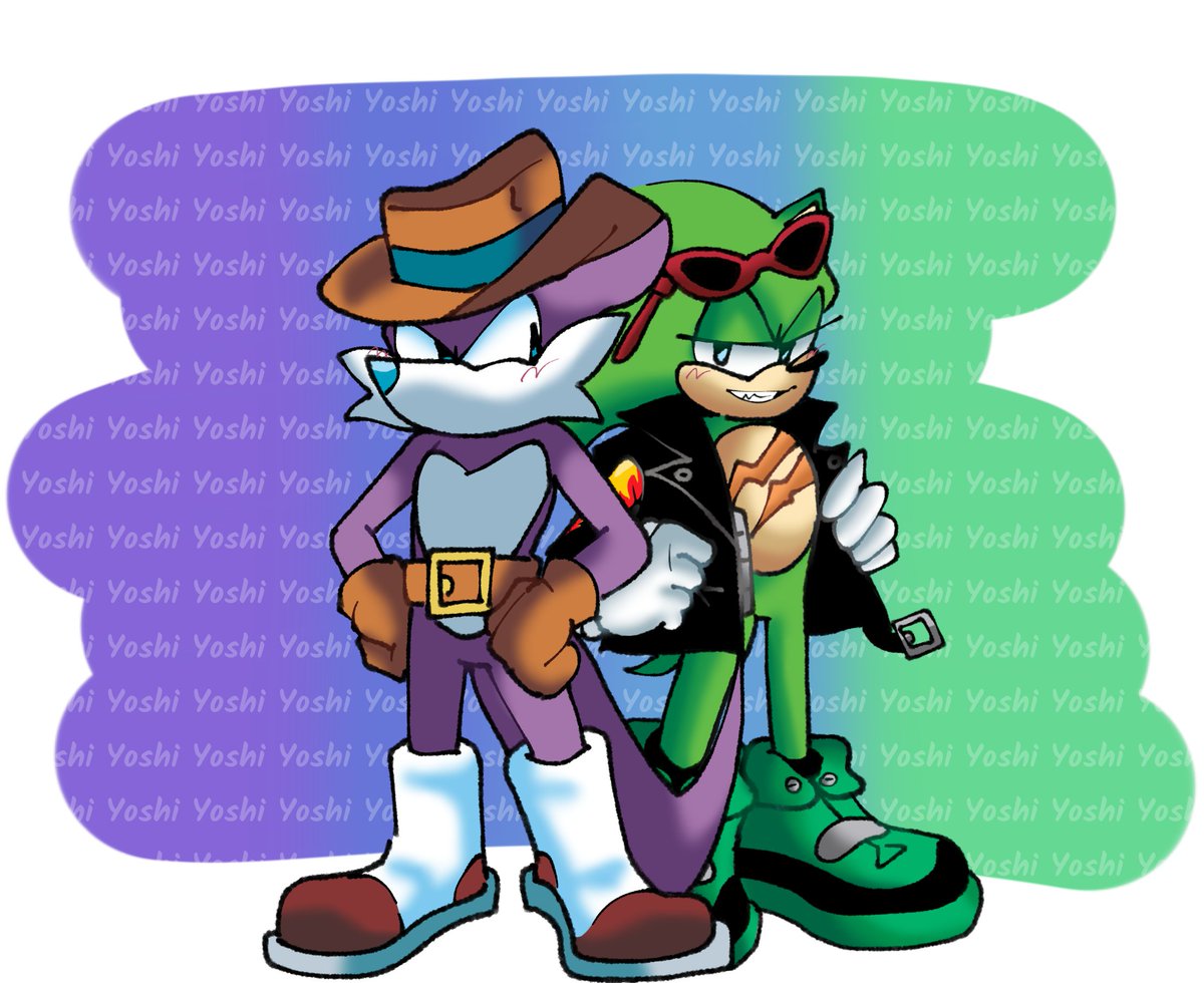 Feeling proud of this...fang was a bit hard to draw but I tried #fangthesniper #ScourgetheHedgehog