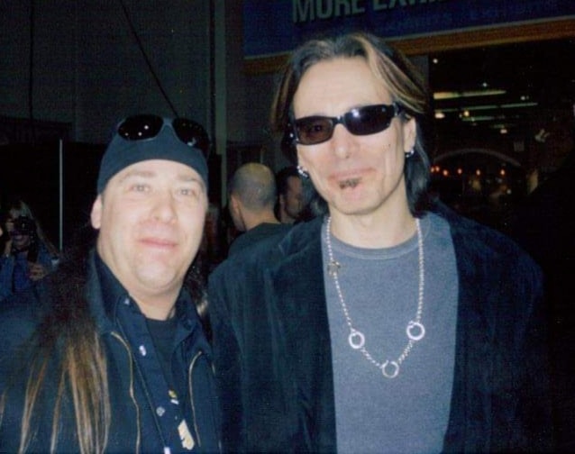 Happy Birthday to Steve Vai at Namm. 