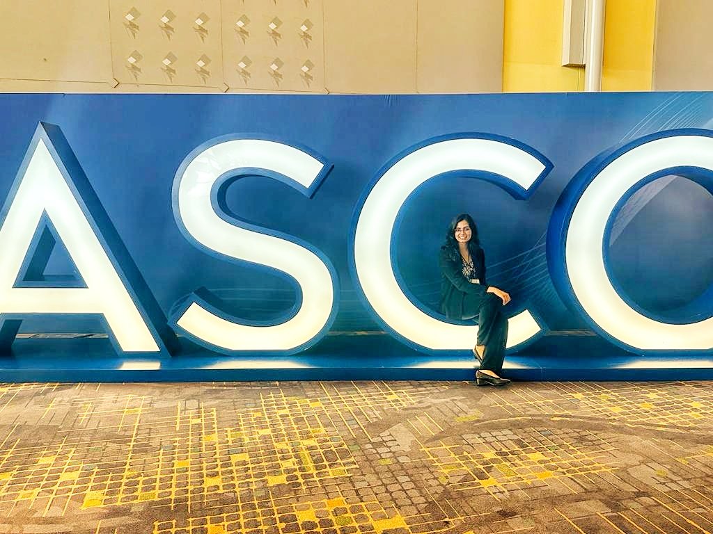 As I wrap up my first international conference, I am glad for the opportunity to meet such incredible trailblazers in the area. #ASCO2023 #MedTwitter