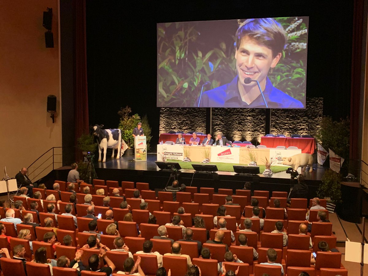"Nous sommes fiers d'être au rendez-vous du #CongrèsJA et de vous accueillir tous sur notre territoire.
L’Ille-et-Vilaine est riche de son agriculture exceptionnelle la plaçant dans les premiers départements agricole du pays"
Thomas Tison, Co-président du comité d’organisation