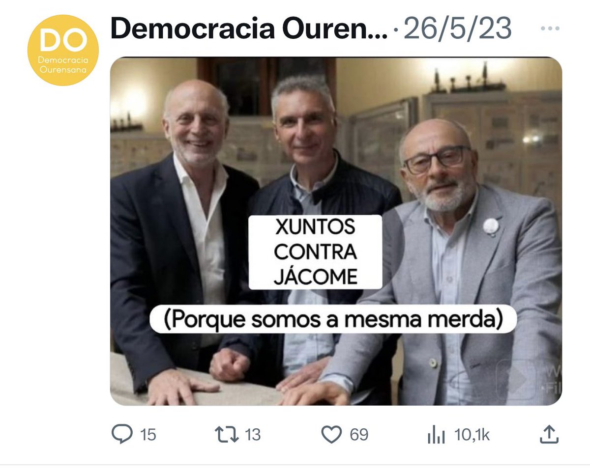 Deben andar moi acojonados en DO estos días que non falan de outra cousa. 
Para quen será a silla?
