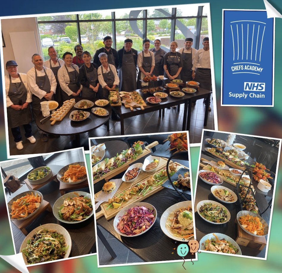 SweetCarolineKM's tweet photo. What a fantastic day we had last week @wvrcollege @Chefsacademy 

Great people, tasty food and great atmosphere 😊 
Well done everyone 😊🧁💙💛🧡

@NHSSupplyChain @NHSEngland @GMMH_NHS @KMCateringTeam https://t.co/3Nl2q2nKJc