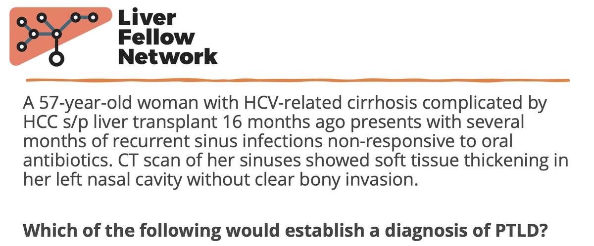 Check out this clinical case in preparation for the newest clinical pearls post!   Answer the poll below 👇 

#livertwitter #MedEd #FOAMed #GITwitter #medtwitter