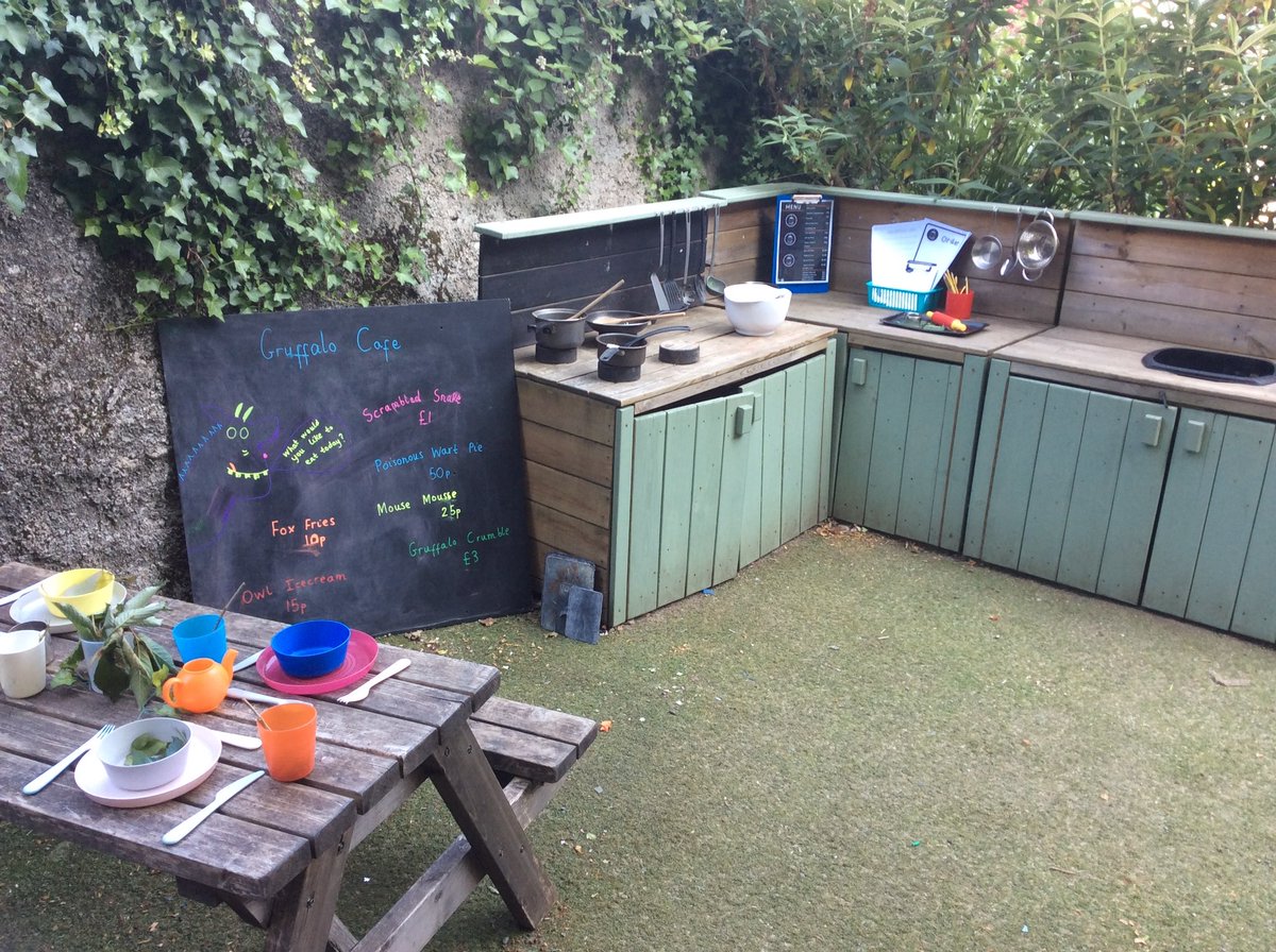 Gruffalo Cafe 😍 The children were so excited to make up their own Gruffalo menus! <a href="/TheRealGruffalo/">The Gruffalo</a> #EYFS #continuousprovision #outside #loveoflearning #WritingInspiration #readingforpleasure #JuliaDonaldson