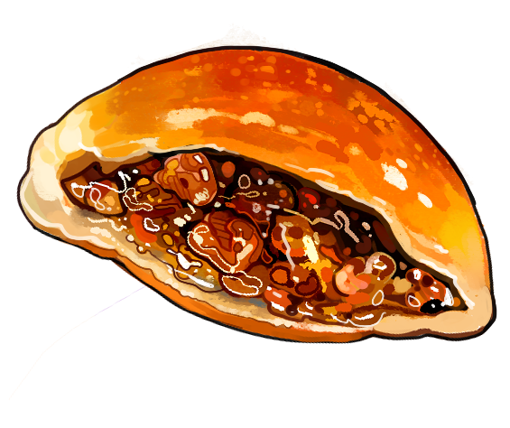 「food me and sam had in nyc」|JAY!のイラスト