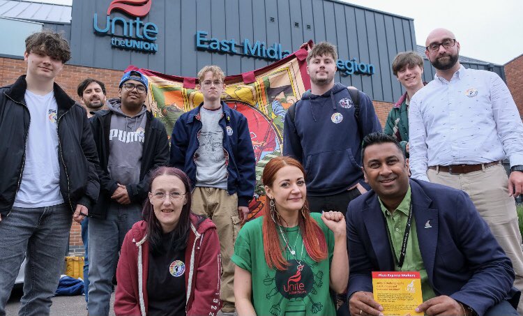 frasermcguire_'s tweet photo. Hospitality is one of the most precarious and exploitative sectors in the UK, but @FairHospitality is taking the fight to bad employers across the country.

I’m really proud to be elected Chair of our new East Midlands Unite Hospitality branch at the launch event today 🚀 https://t.co/kDrV3w8W1K