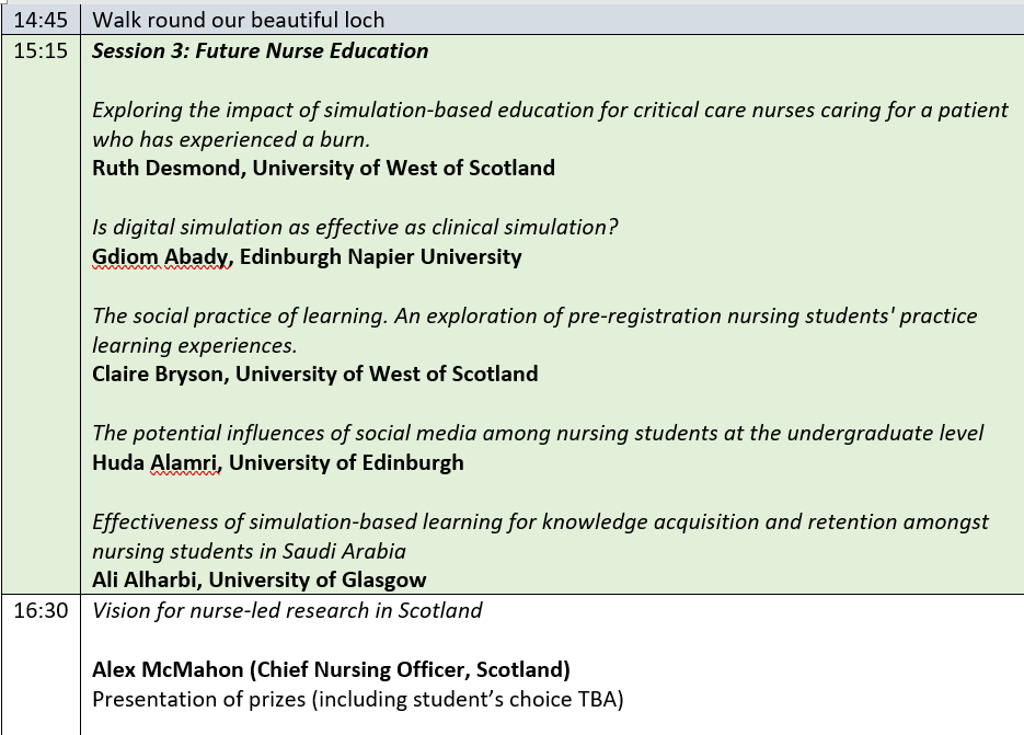 Come join us @ STIR-UP Nurse Research Day: 15th June. Hear about the future of nurse education vision for nurse-led research in Scotland from CNO @profalexmcmahon! <a href="/RuthDesmond8/">Ruth Desmond</a> <a href="/Gdiom_Abady/">Gdiom_Gebreheat_Abady</a> <a href="/ClaireBryson/">Dr Claire Bryson</a>
*FREE* tickets and more info available at eventbrite.co.uk/e/stir-up-rese……….