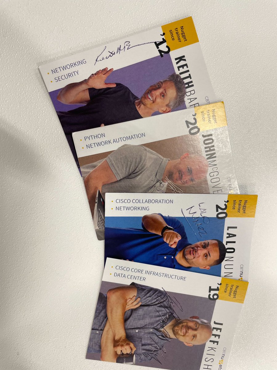 If you’re at #ciscoLive this year and happen to be close to town square #2 from 1-2 PM today, stop by and say hello! A few friends of mine from CBT will be hanging out and would love to say hello.