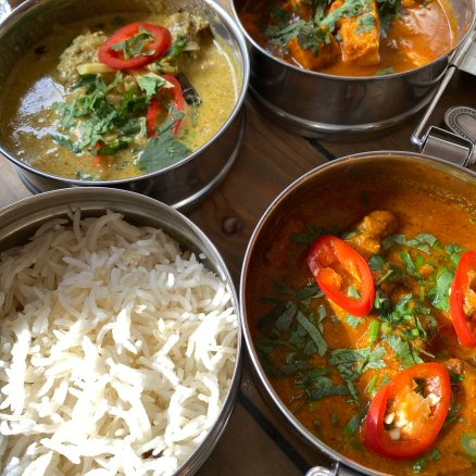 Steeliac's tweet photo. Lovely Indian food at Mowgli on Eccy Road - even a #glutenfree ice cream cone!  #gfsheff https://t.co/qnc75u6JJe