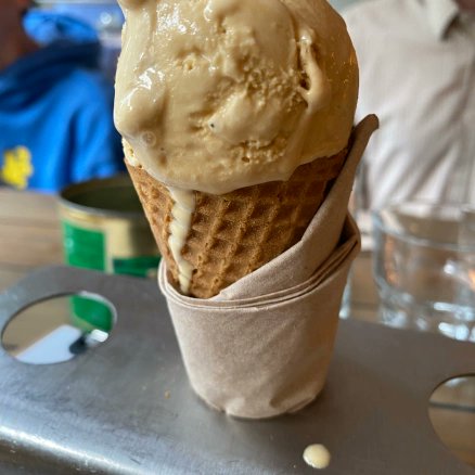 Lovely Indian food at Mowgli on Eccy Road - even a #glutenfree ice cream cone!  #gfsheff