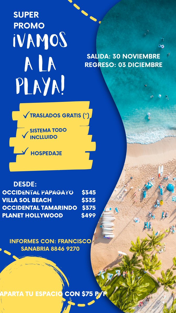 francodeportes's tweet photo. Empecemos diciembre en la playa. Sabías que si reservas hoy y empiezas a pagar te saldrá más barato #turismo #playa #Guanacaste #vacaciones #solymar #solyplaya #arenaymar #arenaysol https://t.co/USZ06dh9cm