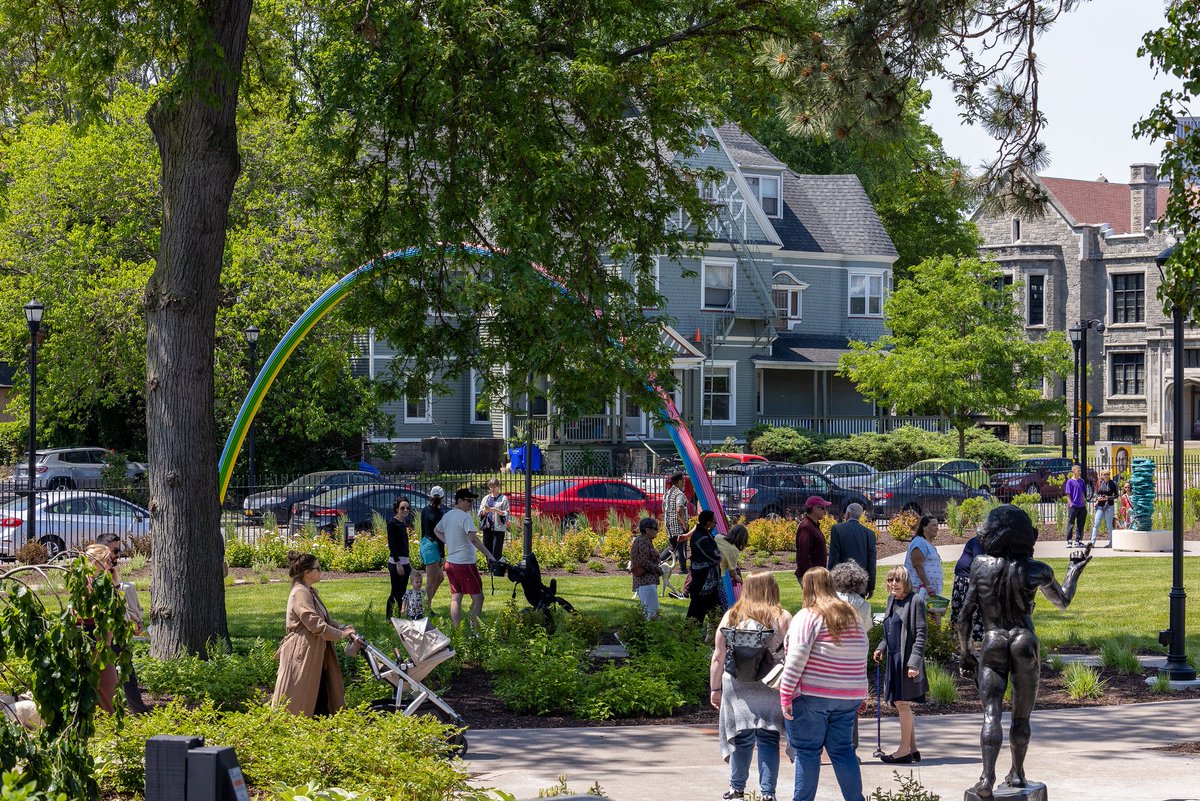 University of Rochester (@uofr) on Twitter photo Happy tenth anniversary to the Centennial Sculpture Park <a href="/MAG_Rochester/">Memorial Art Gallery</a>! 🎉
The museum hosted a celebration and ribbon-cutting ceremony on Sunday marking the expansion of the park and the establishment of a $1.2M endowment that will provide care for the park in perpetuity. #ROC Happy tenth anniversary to the Centennial Sculpture Park <a href="/MAG_Rochester/">Memorial Art Gallery</a>! 🎉
The museum hosted a celebration and ribbon-cutting ceremony on Sunday marking the expansion of the park and the establishment of a $1.2M endowment that will provide care for the park in perpetuity. #ROC