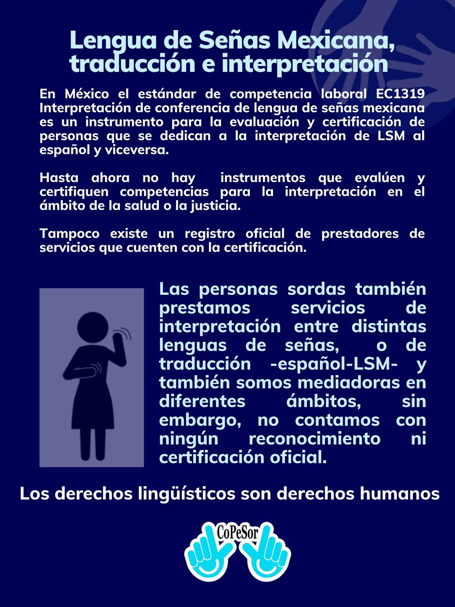 Sobre la profesionalización de intérpretes y traductores de la LSM, ¿Sabías esto?
