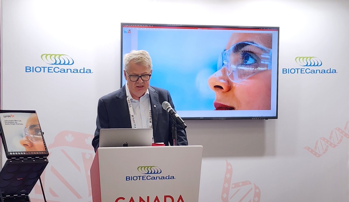 📷👏We are excited to be at #BIO2023 where <a href="/UTM/">U of T Mississauga</a> , joined by the <a href="/citymississauga/">City of Mississauga</a> just announced SpinUp – UofT’s first #wetlab venture incubator with the vision to support early-stage #lifescience companies and #entrepreneurs!