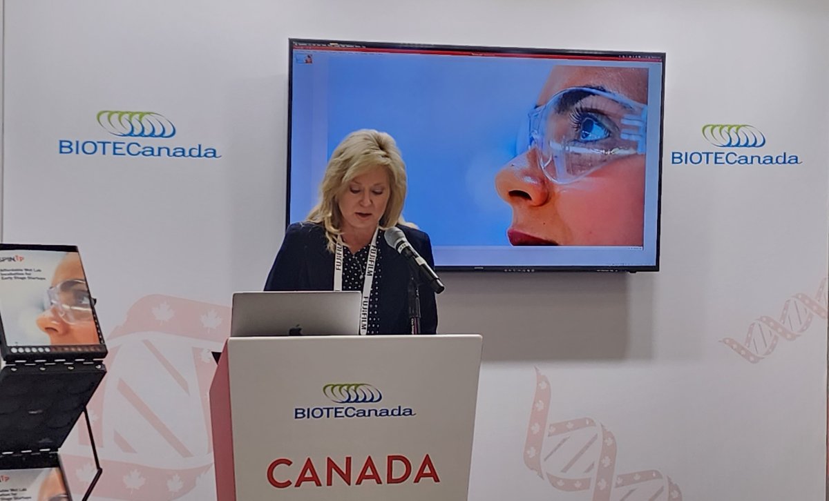 OBIOscience's tweet photo. 📷👏We are excited to be at #BIO2023 where @UTM , joined by the @citymississauga just announced SpinUp – UofT’s first #wetlab venture incubator with the vision to support early-stage #lifescience companies and #entrepreneurs! https://t.co/7pFGnu6Rcd
