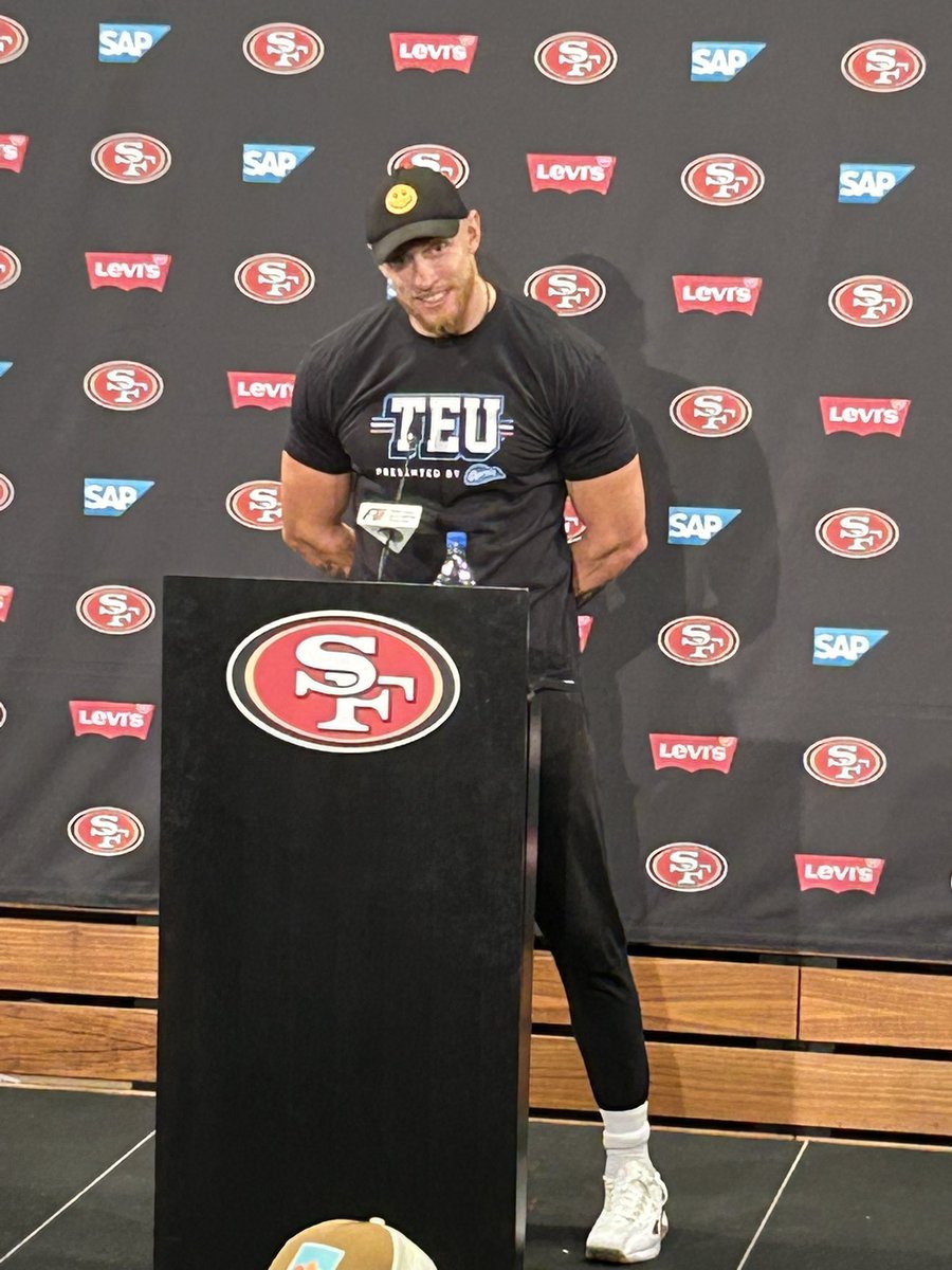TheKateRooney's tweet image. George Kittle on Trey Lance: “I’m not gonna lie to you guys, he looks significantly better this year.” 

#49ers #FTTB #nflminicamp