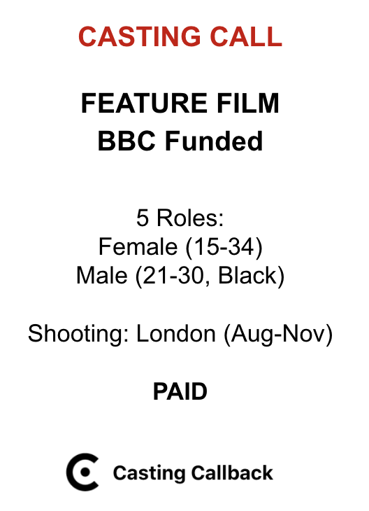 #castingcall 

FREE TO APPLY - FEATURE FILM CASTING:

castingcallback.com/job/17893/feat…