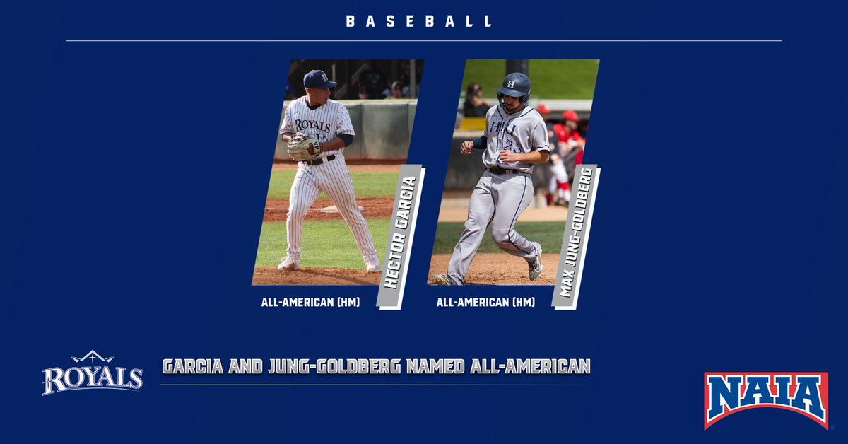 HIU Athletics (@hiuroyals) on Twitter photo Hector Garcia and Max Jung-Goldberg of <a href="/HIUBaseball/">HIU Baseball</a> named NAIA All-American Honorable Mention: hiuroyals.com/news/2023/6/6/… Hector Garcia and Max Jung-Goldberg of <a href="/HIUBaseball/">HIU Baseball</a> named NAIA All-American Honorable Mention: hiuroyals.com/news/2023/6/6/…