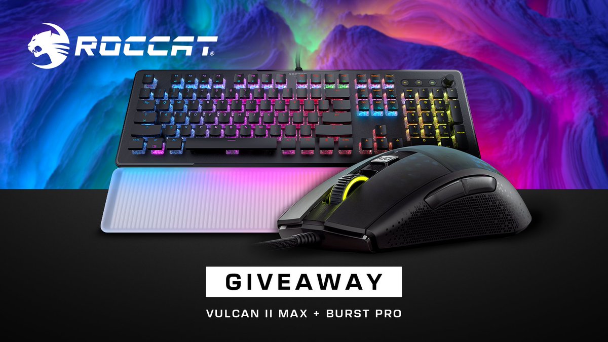 In June, we're giving away two special prizes to one of our followers...

⌨️ Vulcan II Max
🖱️ Burst Pro

Enter here! 👇 
sdqk.me/p/roccat-month…