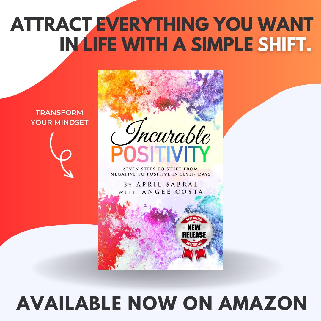 #Mindset is everything! You have
the power to draw yourself closer to your goals, just by the way you think. Incurable Positivity, now available on Amazon! #Mindfulness #incurablepositivity #meditation