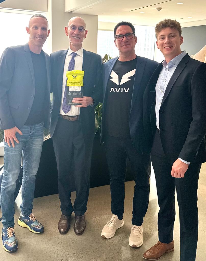 TamirGoodman's tweet photo. Thank You #NBA Commissioner Adam Silver! @avivsports #AvivNet https://t.co/g70lVH1vpq