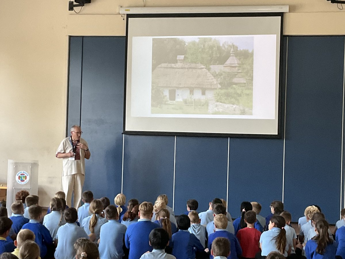 River Beach (@swrbps) on Twitter photo International Week saw Graham Tiley, Schoolsworks Board of Trustees, talk to Y5/6 about his personal experience of living in the Ukraine. Dressed in a traditional Vyshyvanka outfit he took them on a journey of life in the Ukraine through his photographs.  
<a href="/schoolsworks/">Schoolsworks</a> International Week saw Graham Tiley, Schoolsworks Board of Trustees, talk to Y5/6 about his personal experience of living in the Ukraine. Dressed in a traditional Vyshyvanka outfit he took them on a journey of life in the Ukraine through his photographs.  
<a href="/schoolsworks/">Schoolsworks</a>