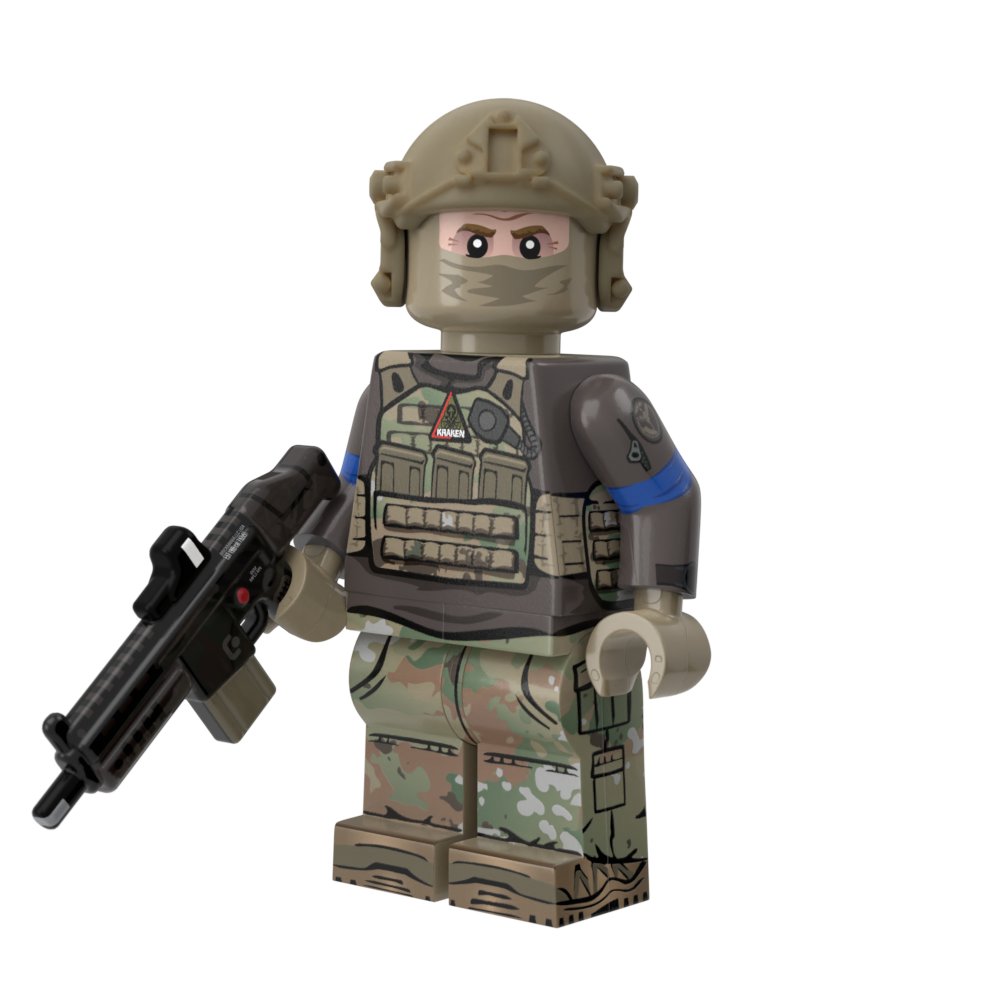 Wave two continues with the Kraken Regiment Volunteer Custom Minifig on preorder Wednesday 6/7/23 at 8:00 AM CT – proceeds to benefit @U24_gov_ua! As of May 31, 2023 our total donated is $303,997 USD – thank you for all the support! #Ukraine #ReleaseTheKraken #StrongerTogether