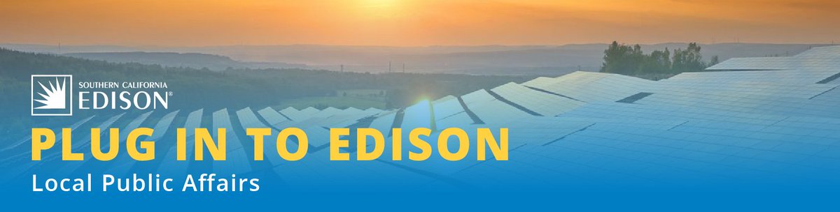 DYK that <a href="/SCE_PublicAff/">SCE Public Affairs</a> has a monthly newsletter distributed to our local stakeholders? It covers a plethora of topics, from clean energy accessibility to wildfire mitigation efforts. If you'd like to “Plug in to Edison” send an email to SCE.LocalPublicAffairs@sce.com to sign up!