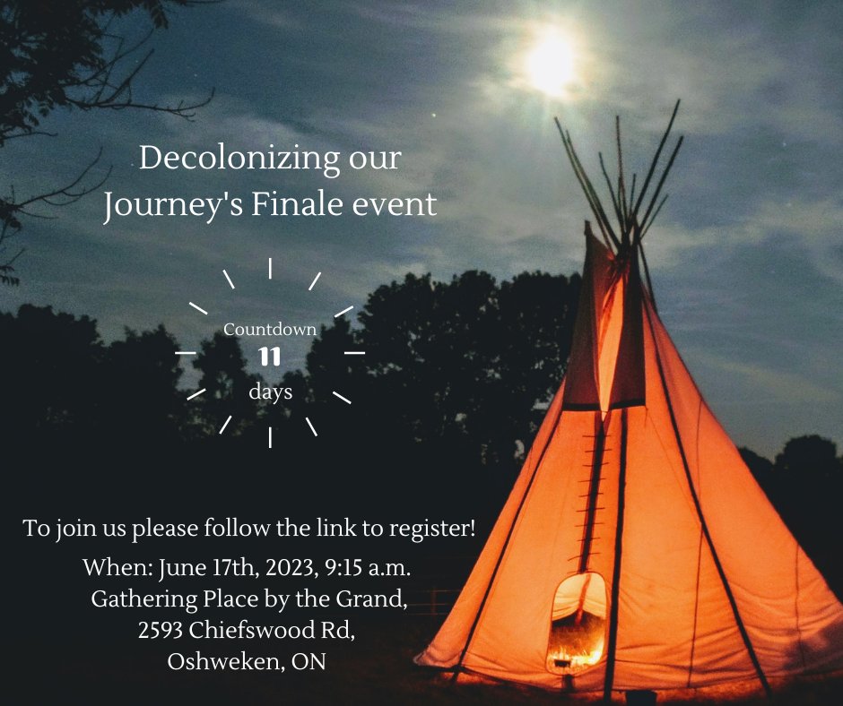 The countdown is on 🔥! Only 11 more days until our Decolonizing Journey's Finale event.

Register: kmclellan26.wixsite.com/decolonzingjou…