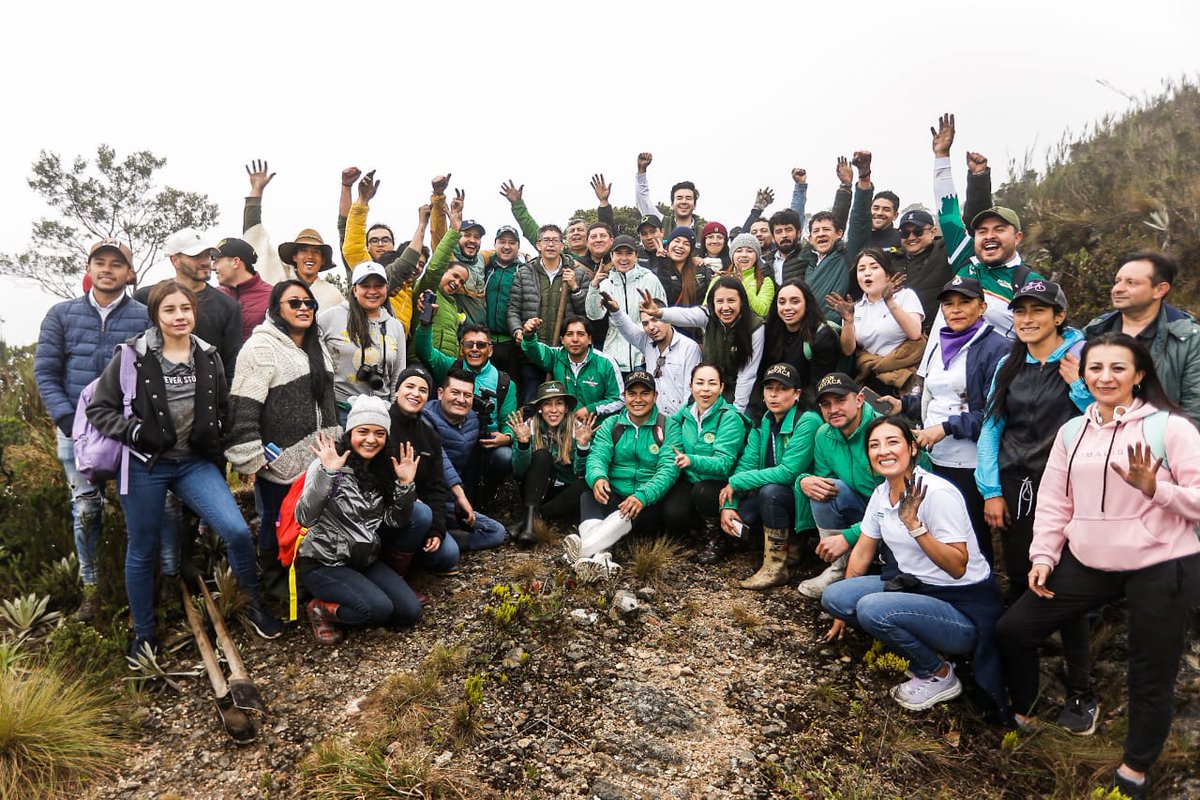 RamiroBarraganA's tweet photo. ¡Sembramos 200 frailejones en zona de páramo en Arcabuco🙌🏻, una obra para el futuro y la vida misma!

Fueron 3 horas y media de camino, en medio de vegetación y espesa niebla para llegar al corredor de páramos Iguaque - Merchán a sembrar vida🌱. 

Con vecinos de la zona, expertos y todo nuestro equipo de gobierno subimos a más de 3.400 metros de altura para ayudar a este ecosistema a preservar las especies y la producción de agua💧.

Ya son más de 300 mil plantas sembradas en nuestro gobierno en varios ecosistemas de Boyacá.

#SemanaAmbiental
#ObrasParaLaVida