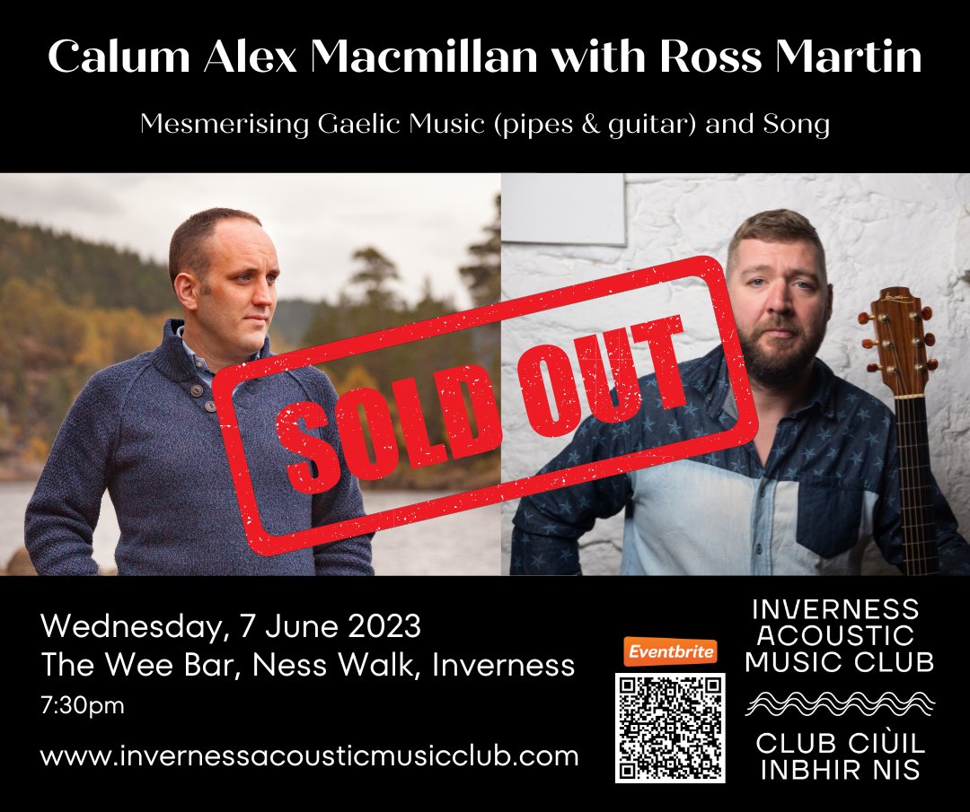 Another sold-out event at the finest music club around. 🎶 Chì sinn Diciadain sibh! 🙂
#Gaelic
#cleachdi
#InvernessAcousticMusicClub
#ScottishHighlands
#GàidhligMusic
#ScottishCulture
#HighlandCulture
#GaelicHeritage
#gàidhlig 
#piping 
#celticmusic #folkmusic
#inverness