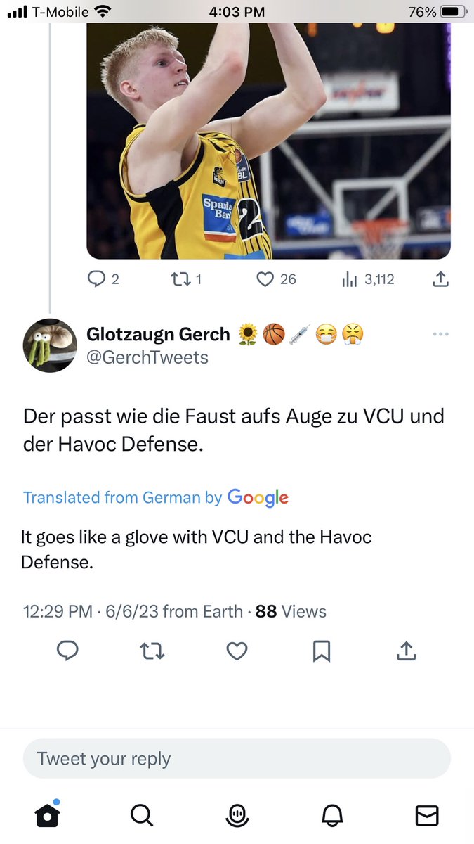 They know about VCU defense even over in Europe.