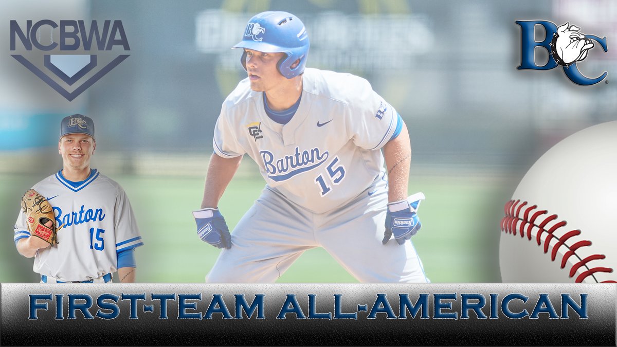 Congratulations to Barton's Tanner Halvorson:  a 2023 1⃣st-Team @NCAADII Baseball All-American by the @NCBWA . 3⃣rd All-American Team this year:  @ABCA1945 and @d2cca . ❗️❗️❗️ . @BartonBaseball . #BartonBold . #BCBulldogs . ⚾️⚾️⚾️⚾️⚾️ . bit.ly/3J18eEi