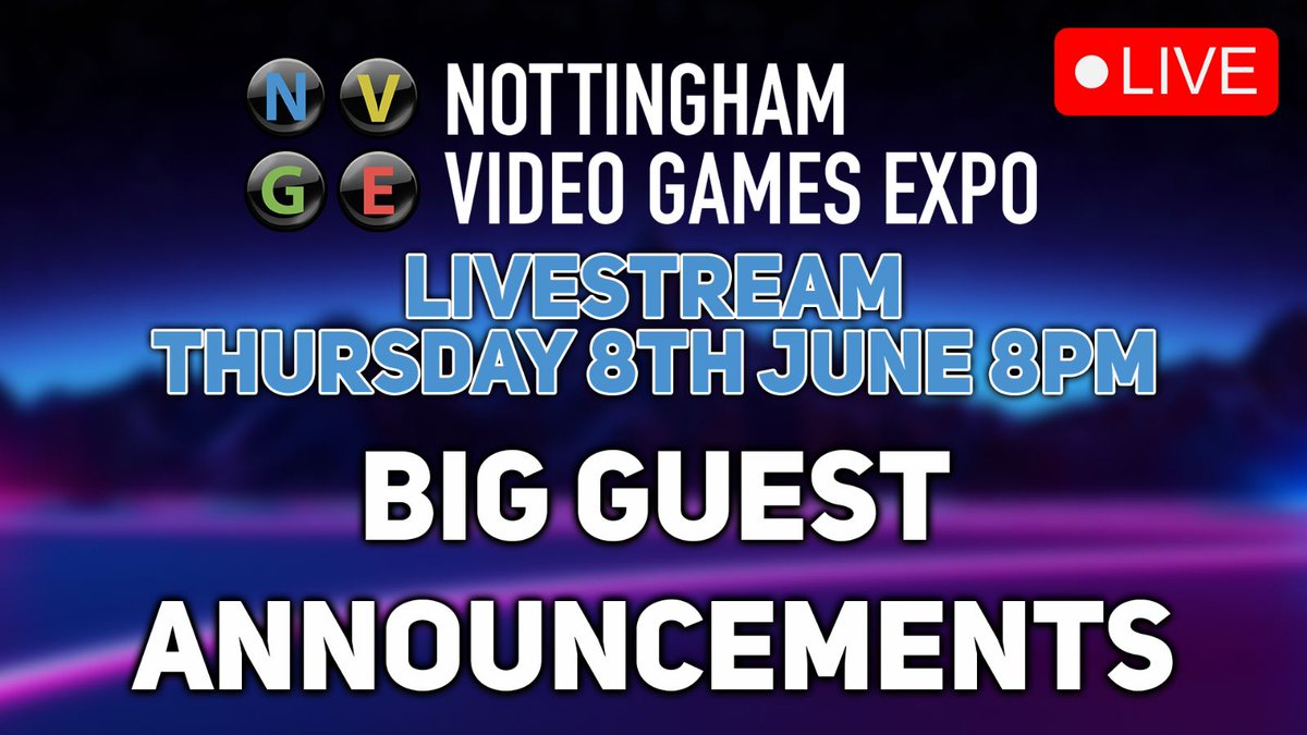 Join us live this Thursday 8th June at 8pm UK Time

🔵 Big Guest Announcements
🟡 Floor plan unveiled 
🟢 Event Schedule showcased
🔴 Live Q&A

youtube.com/live/EPlX-zfnN…

See you there!