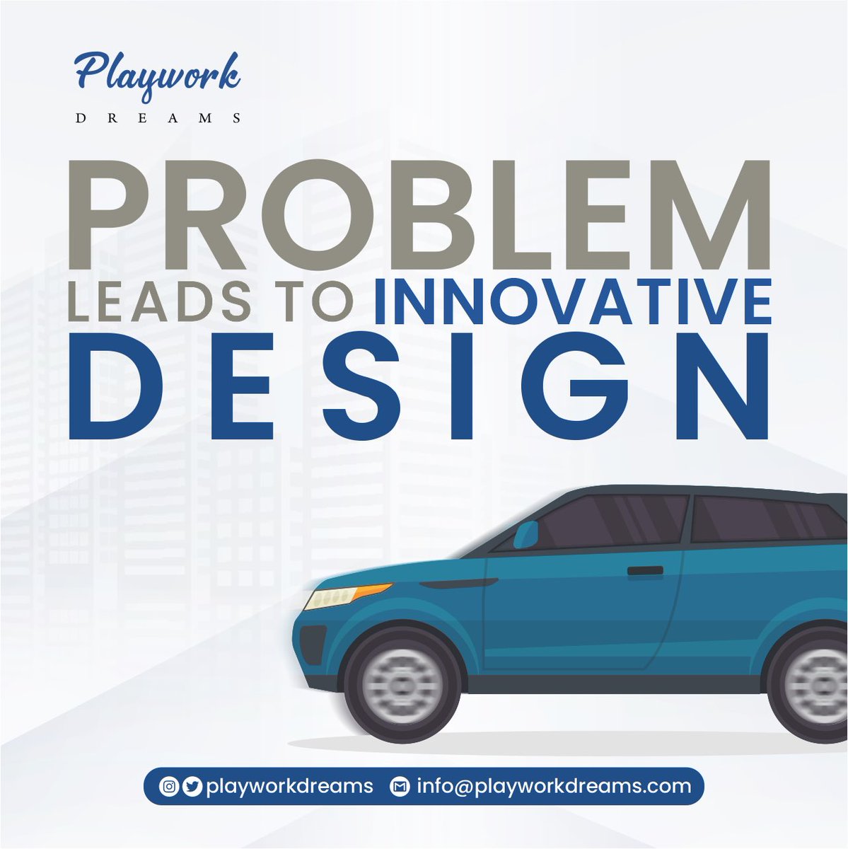 Imagine there was no invention of cars yet and we had to do hours of walking and carrying. 

Imagine you had to walk for hours daily? 

With Problems come innovative designs 

#pwdagency