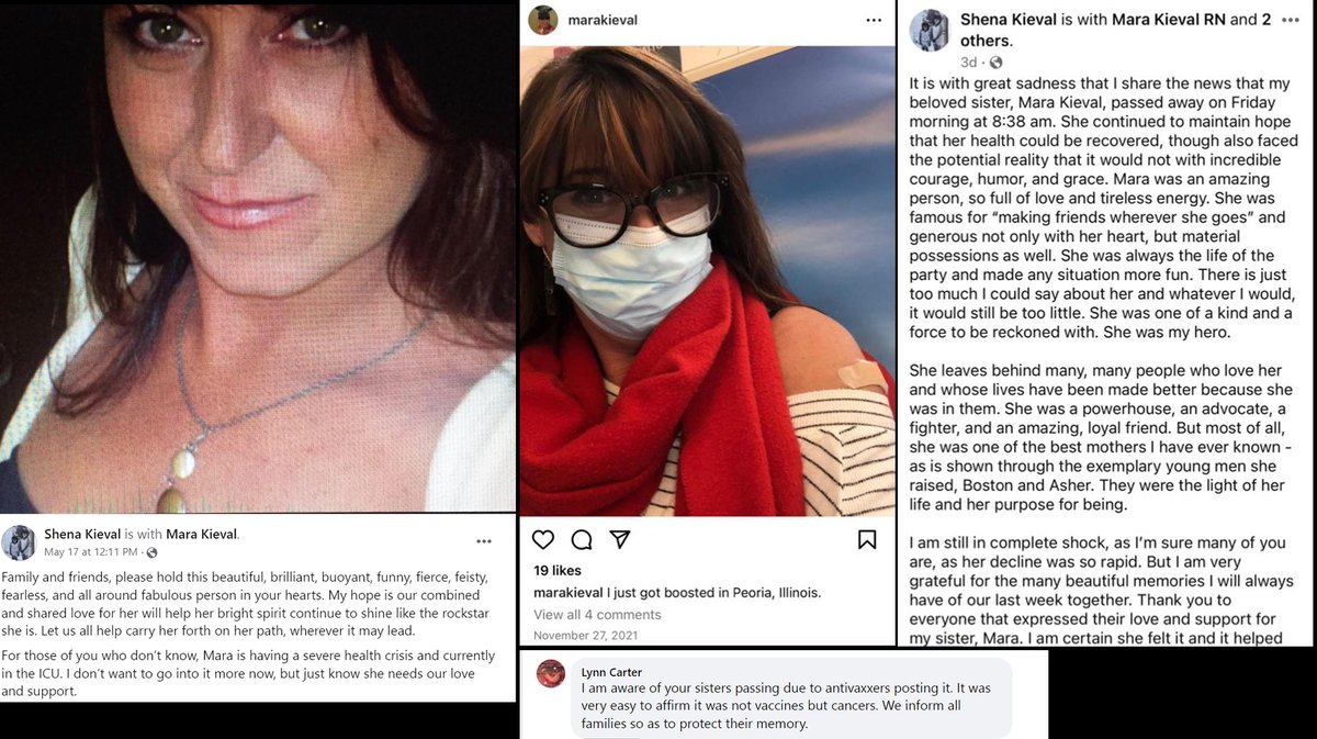 Portland, OR - 40s yo nurse Mara Kieval died suddenly on May 26, 2023 after a 'severe health crisis'

She had a COVID-19 mRNA vaccine booster on Nov.27, 2021. 

It appears pro mRNA vaccine activists are now harassing grieving families directly.

#DiedSuddenly #cdnpoli #ableg