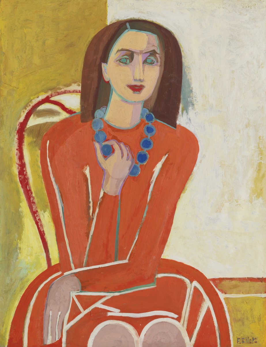 💔French artist of the post-World War II School of Paris, Françoise Gilot dies #onthisday at 101. 
From the age of five, Francoise Gilot knew she wanted to be a painter. Born to a Parisian businessman and a watercolorist, Gilot studied law while secretly continuing her art.