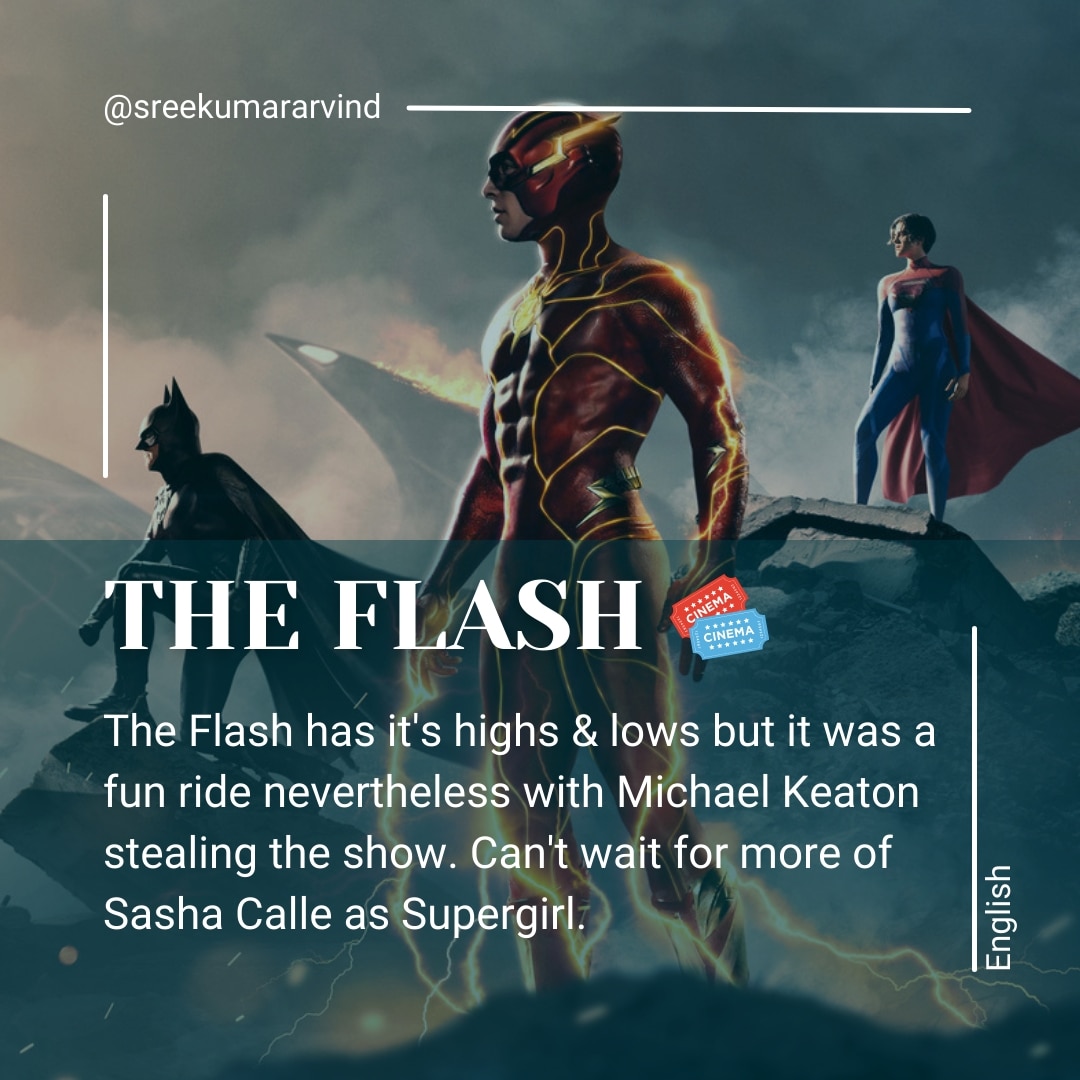 arvind100's tweet photo. @theFlash @WarnerBrosIndia #TheFlashFanFirstScreeningsIndia #TheFlashMovie @SashaCalle @MichaelKeaton #andymuschietti https://t.co/0GMbjlBinX