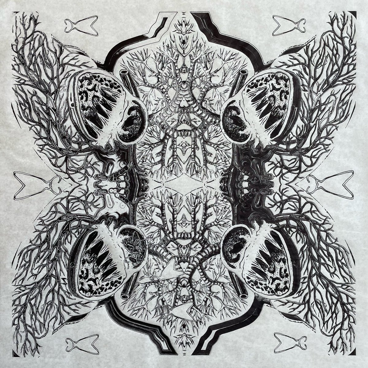 MarnBlair's tweet photo. 36”x36” Ballpoint Drawing #ballpoint #technocnc #sharpiesgel #histmed #drawing https://t.co/qMhJJFZVMf