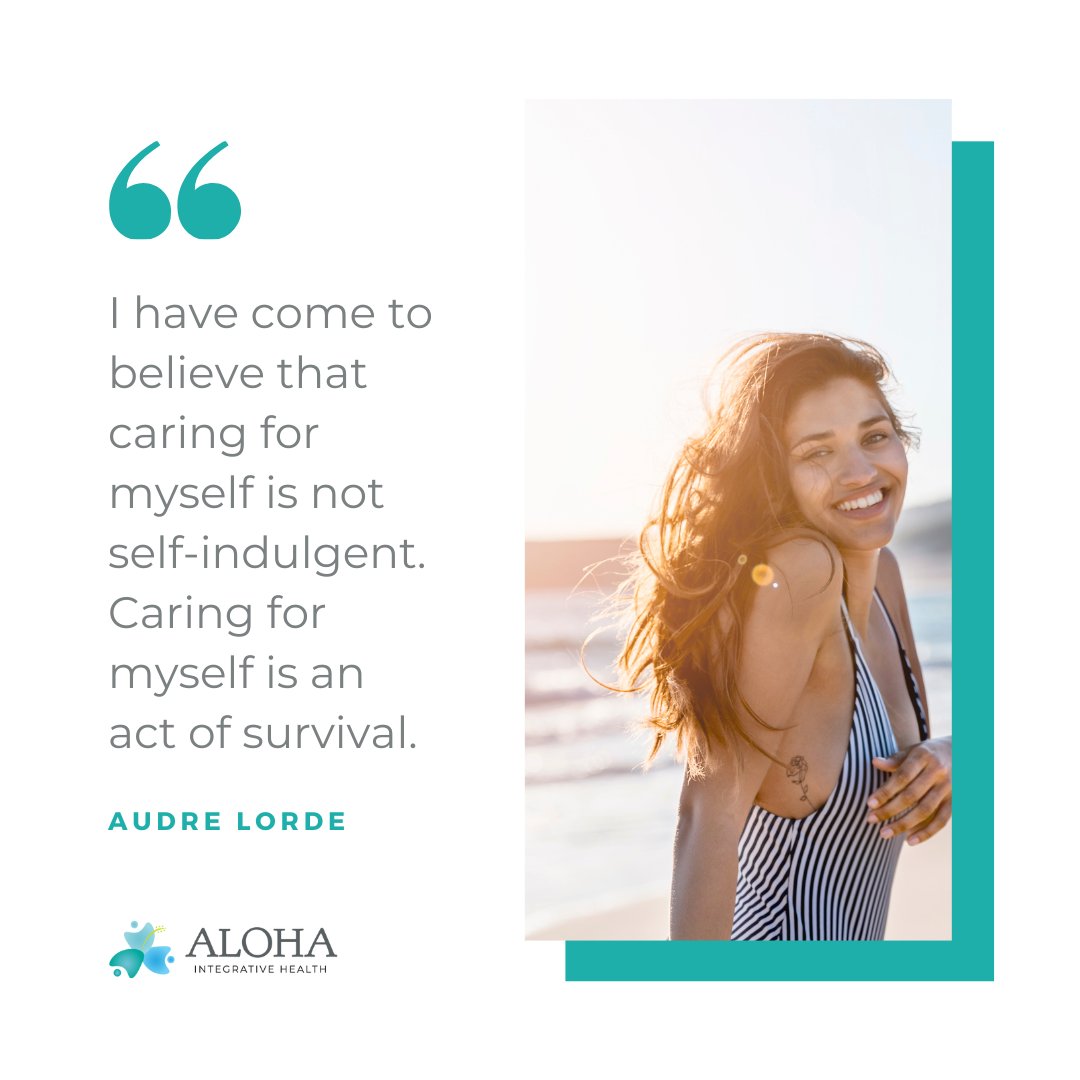 Taking the time to nurture ourselves emotionally, physically, &amp; mentally is not selfish—it's an act of self-preservation. 🌟💪

#alohaintegrativehealth #holistictreatment #mentalhealthjourney